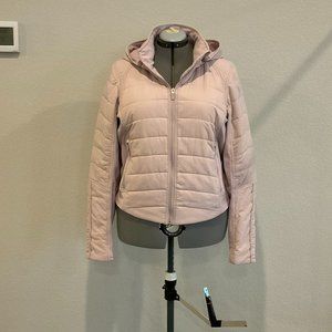 Lululemon hooded pink jacket in size 12